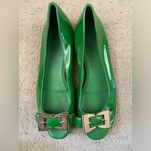 Gucci Green Womens Flats size 6